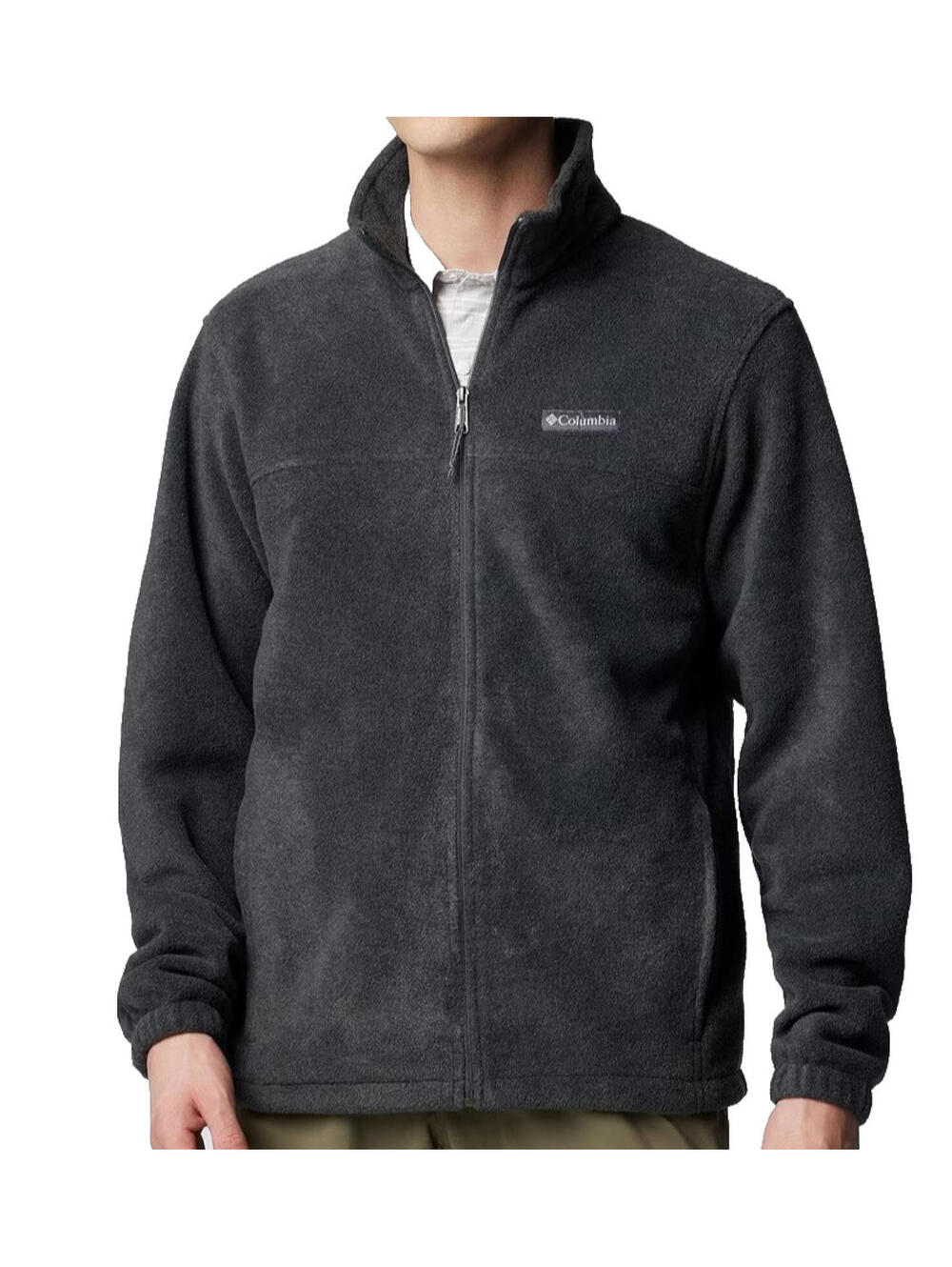 Columbia Fleece Jacket Men’s Steens Mountain Full Zip Sz Large Gray 2733.2